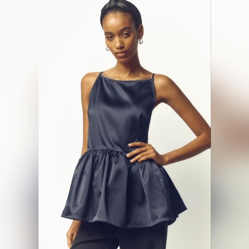 🌷NWT Anthropologie Silky Babydoll Top